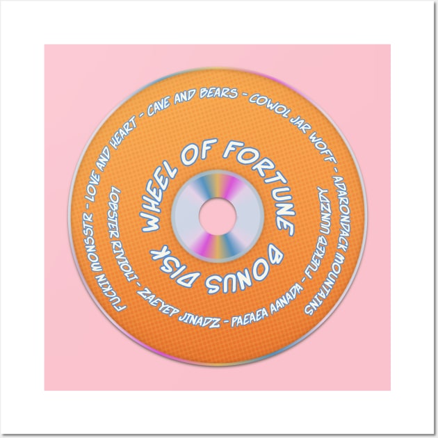 Game Grumps Wheel of Fortune Bonus CD Wall Art by astrellonart